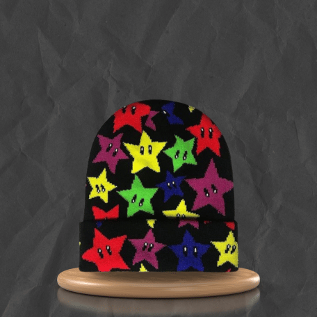 Topi Unikku Lucu Black/Yellow