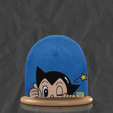 Topi Unikku Lucu Blue/Black
